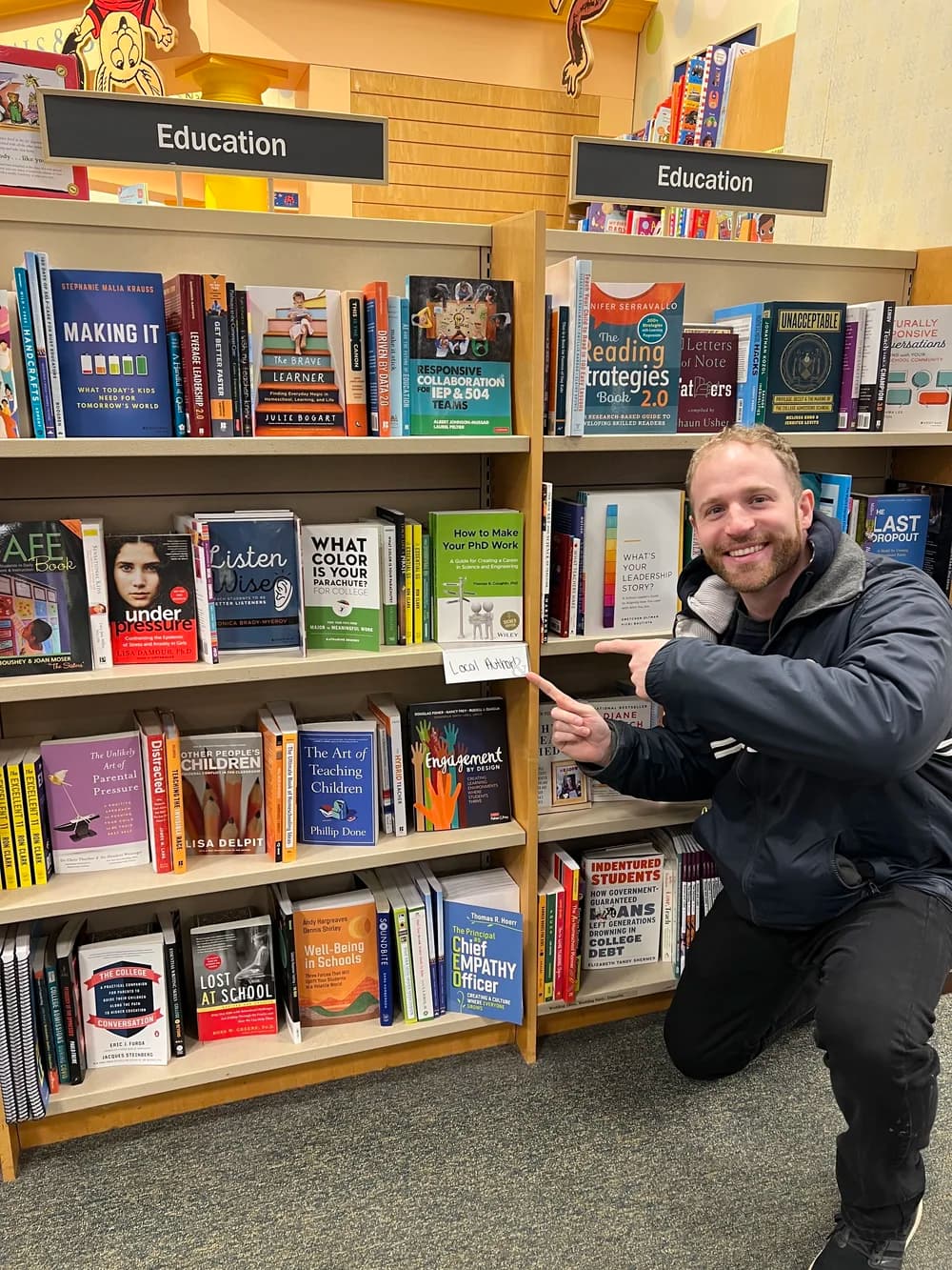 Thomas Coughlin with How to Make Your PhD Work at Barnes & Noble