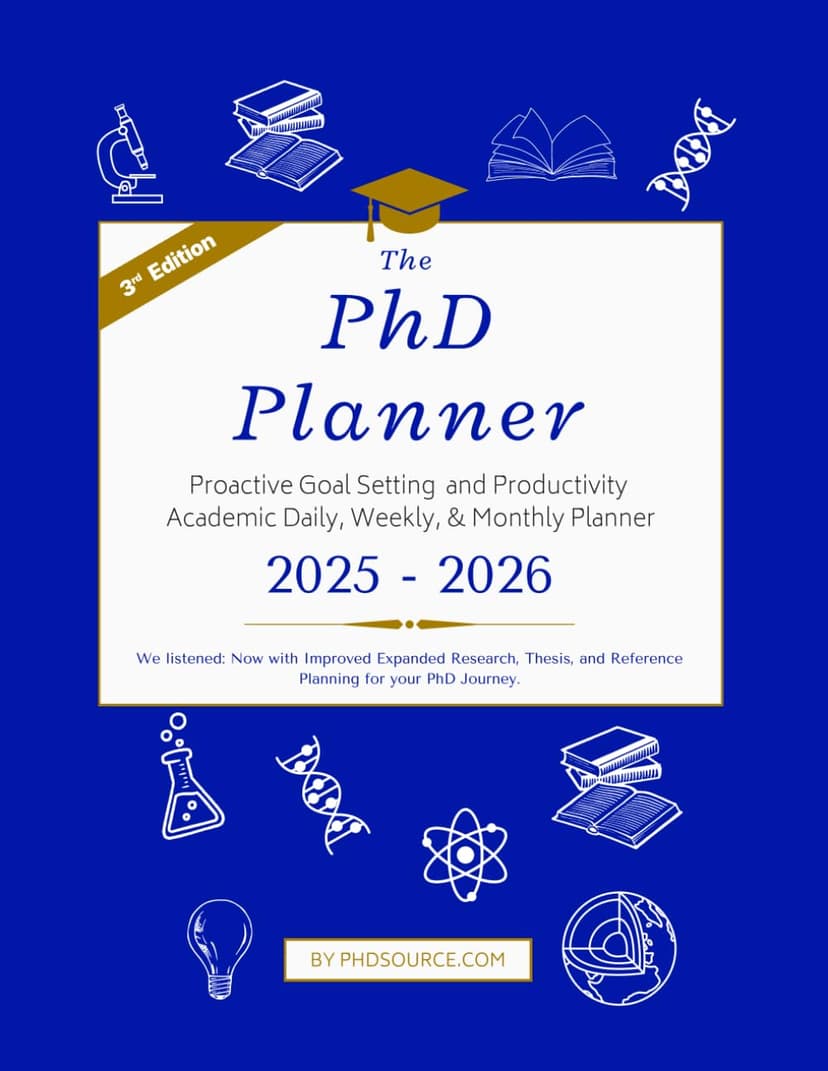 The PhD Planner 2025-2026